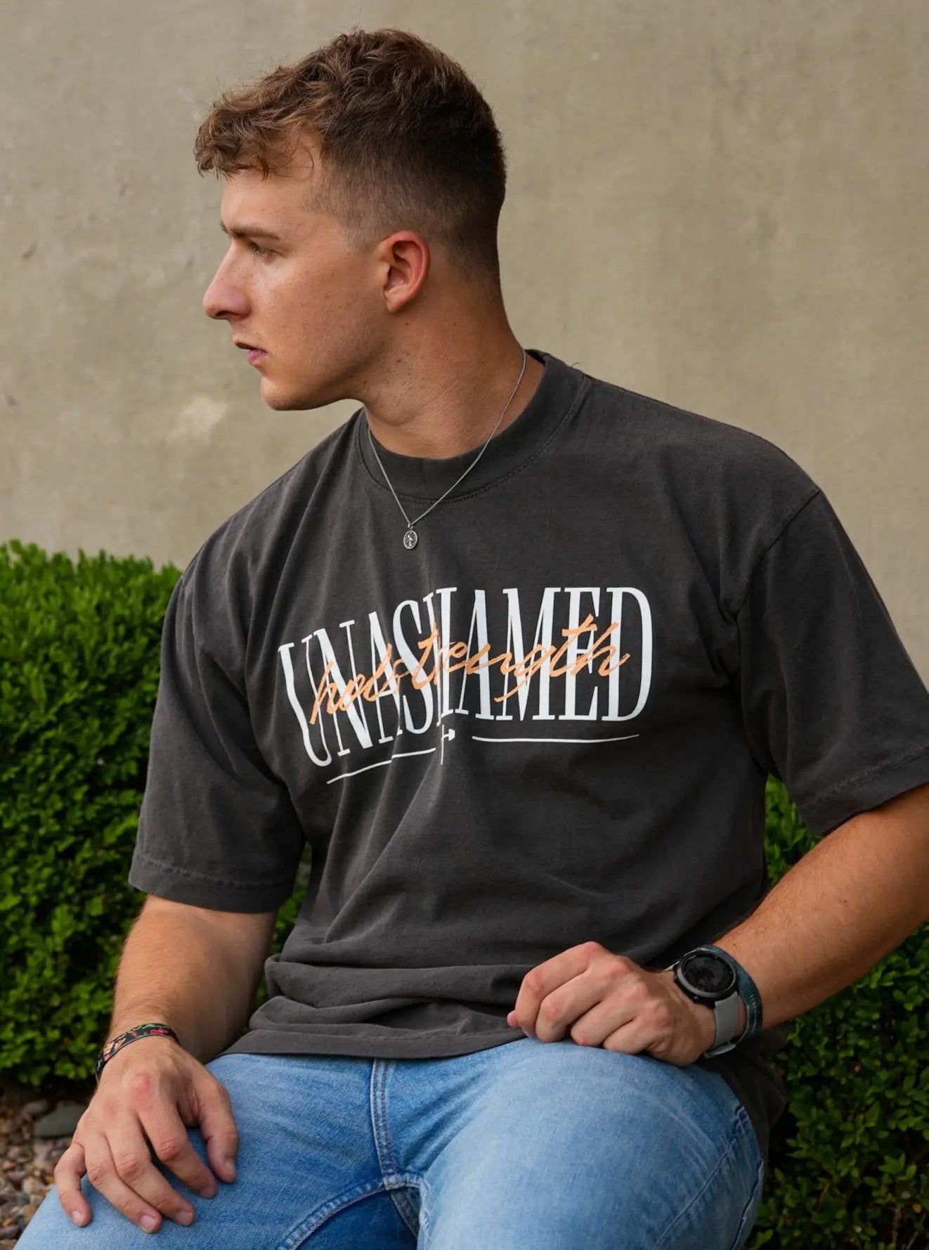 Unashamed Tee - Vintage Black HolStrength
