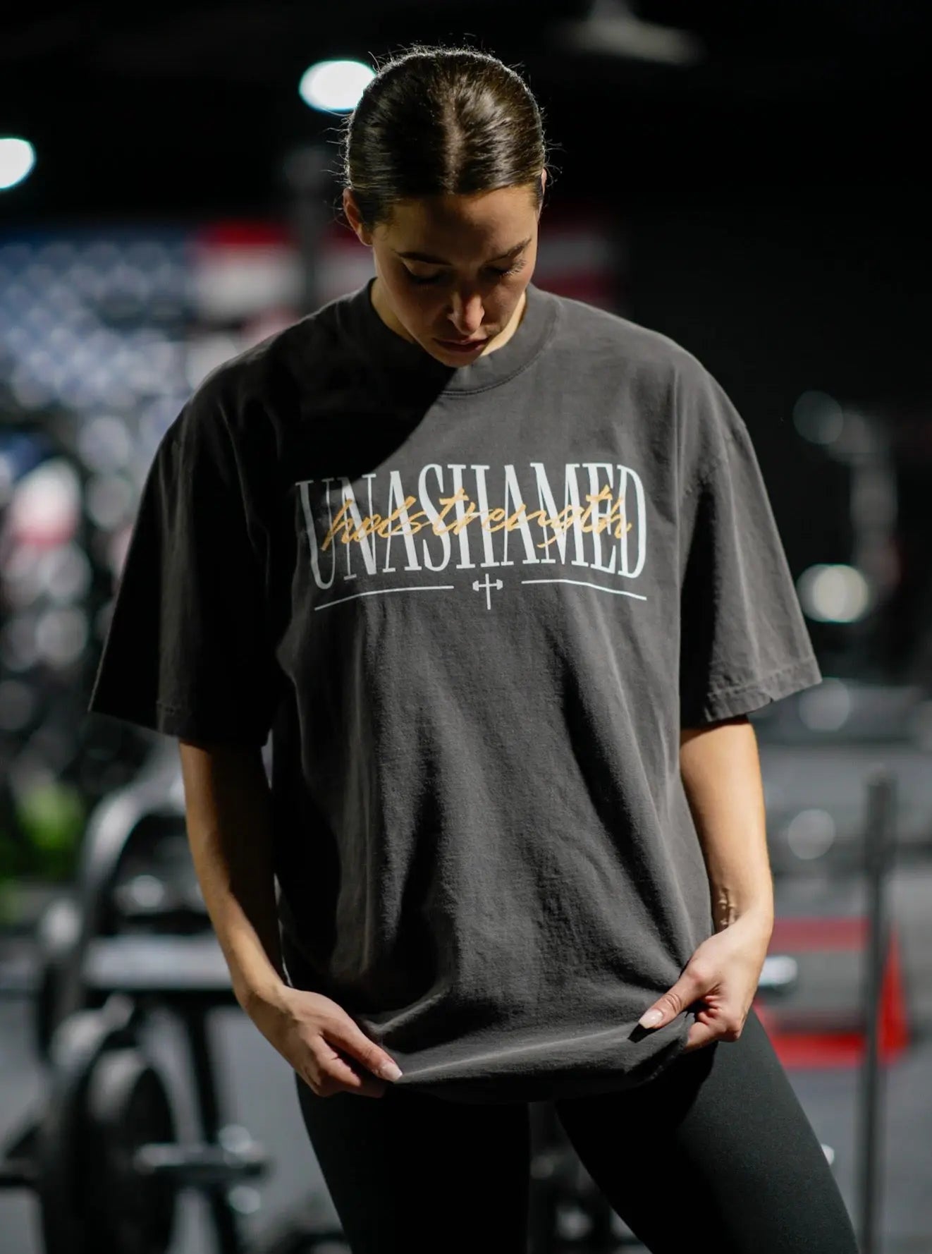 Unashamed Tee - Vintage Black HolStrength