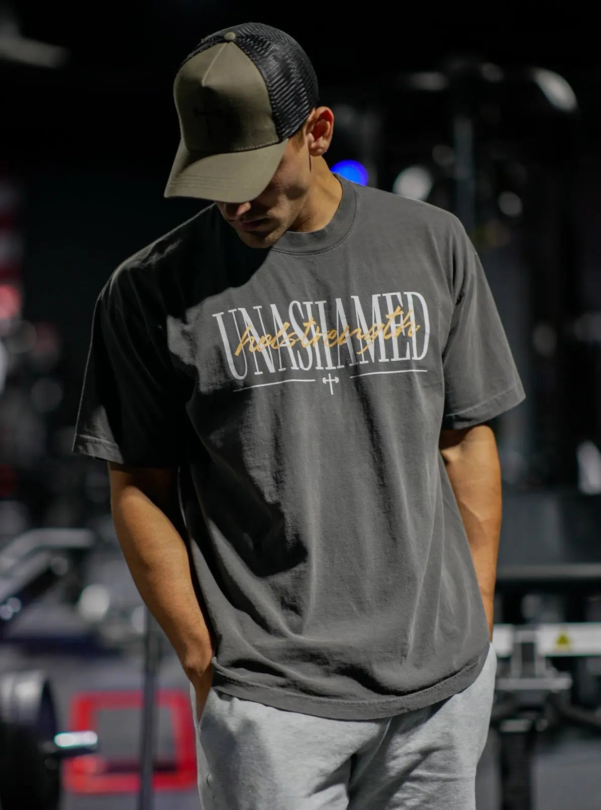 Unashamed Tee - Vintage Black HolStrength