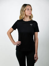 Women's 1 Corinthians 10:31 Performance Tee - Black HolStrength