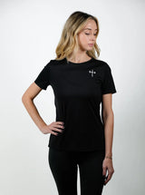 Women's 1 Corinthians 10:31 Performance Tee - Black HolStrength