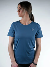 Women's Performance Tee - Blue HolStrength