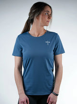 Women's Performance Tee - Blue HolStrength