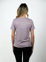 Women's Proverbs 31:25 Performance Tee - Light Purple HolStrength